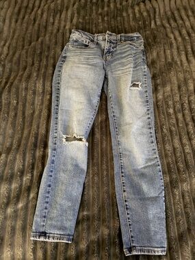 Lucky Brand Light Blue Distressed Skinny Jeans